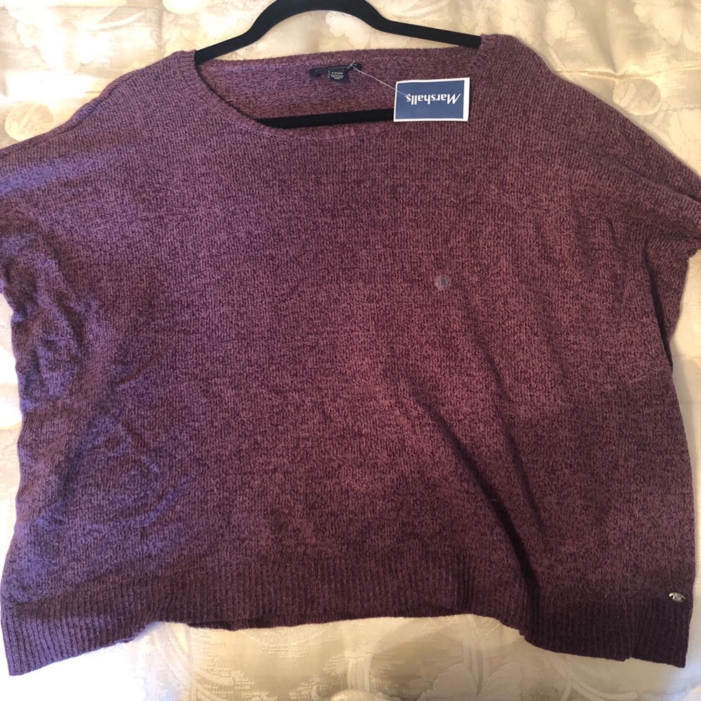Burgundy sweater